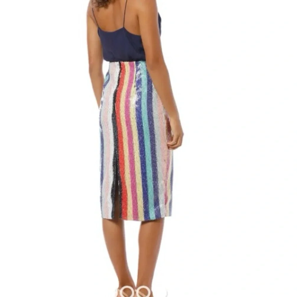 Penelope Midi Skirt in Rainbow Multi
Mestiza New York Sz 4 NWY - Picture 3 of 6